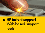 HP instant support - Web-based support tools