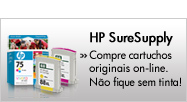 Hewlett Packard SureSupply. Compre cartuchos originais on-line.
N&atilde;o fique sem tinta!
