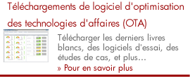 T&eacute;l&eacute;chargements de logiciel d'optimisation des technologies d'affaires
