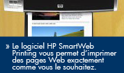 Le logiciel HP SmartWeb  Printing vous permet d&acute;imprimer des pages Web exactement comme vous le souhaitez