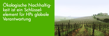 �kologische Nachhaltigkeit ist ein Schl�sselelement f�r HPs globale Verantwortung