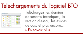 Téléchargements du logiciel BTO