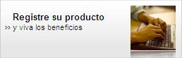 Registre su producto y viva los beneficios