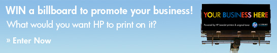 Win a billboard to promote your business*