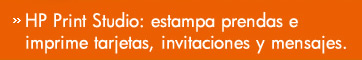 Hewlett Packard Print Studio: estampa prendas e imprime tarjetas, invitaciones y mensajes.