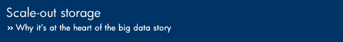 Scale-out storage �Why it's at the heart of the big data story