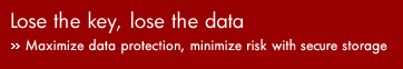 Lose the key, lose the data