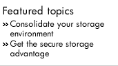 Data storage featured topics from HP