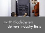 HP BladeSystem delivers industry firsts.