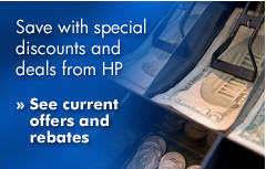 Save with special discounts and deals from HP.  See current offers and rebates.
