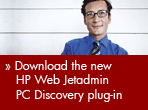 Download the new HP Web Jetadmin PC Discovery plug-in