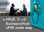 HP-UX 11iv3: Business-critical UNIX made easy