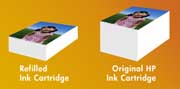 Refilled ink cartridges just don't stack up against Original HP printer ink cartridges.