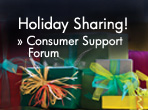 Holiday Sharing! Consumer Support Forum