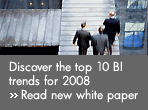 Discover the top 10 BI trends for 2008