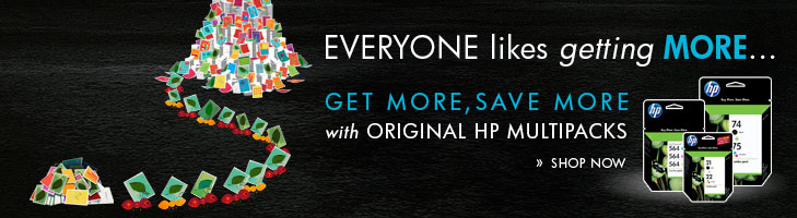 EVERYONE likes getting MORE...GET MORE, SAVE MORE with ORIGINAL HP MULTIPACKS - Shop Now
