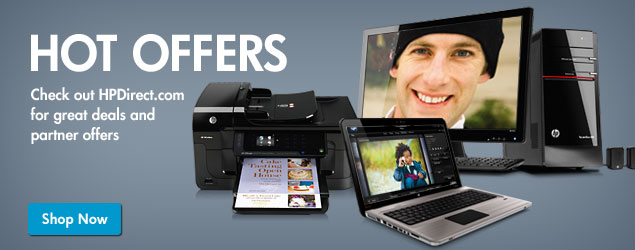 HOT OFFERS. Check out HPDirect.com for great deals and partner offers. Shop Now