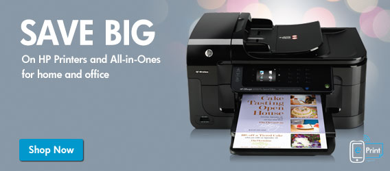 SAVE BIG. On HP Printers and All-in-Ones for home and office