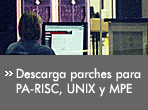 Descarga parches para PA-RISC, UNIX y MPE