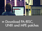 Download PA-RISC, UNIX and MPE patches